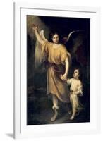 The Guardian Angel-Bartolome Esteban Murillo-Framed Premium Giclee Print