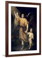 The Guardian Angel-Bartolome Esteban Murillo-Framed Premium Giclee Print