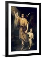 The Guardian Angel-Bartolome Esteban Murillo-Framed Premium Giclee Print
