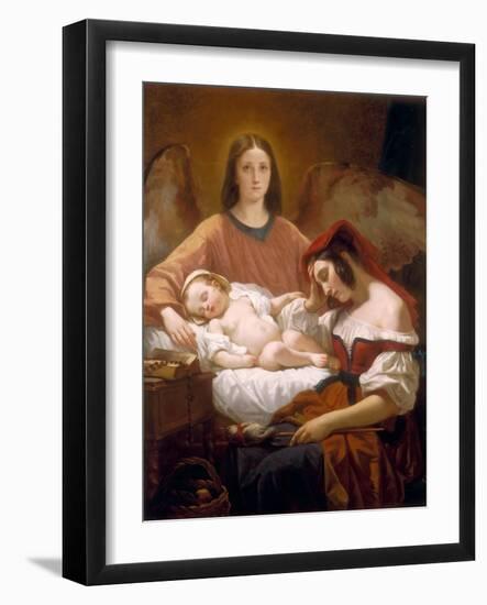 The Guardian Angel-Henri Decaisne-Framed Giclee Print