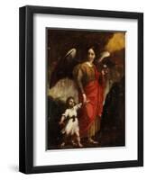 The Guardian Angel-null-Framed Premium Giclee Print