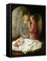 The Guardian Angels-Joshua Hargrave Sams Mann-Framed Stretched Canvas