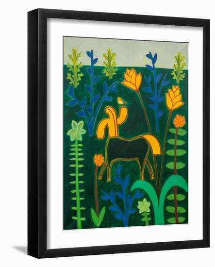 The guardian I, 2001, ( oil on linen)-Cristina Rodriguez-Framed Giclee Print