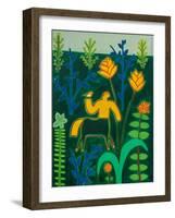 The guardian II, 2001, ( oil on linen)-Cristina Rodriguez-Framed Giclee Print