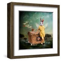 The Guardian of The Universe-Martine Roch-Framed Art Print
