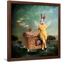 The Guardian of The Universe-Martine Roch-Framed Art Print