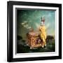 The Guardian of The Universe-Martine Roch-Framed Art Print