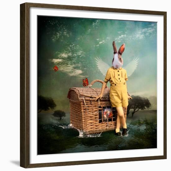 The Guardian of The Universe-Martine Roch-Framed Premium Giclee Print