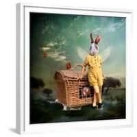 The Guardian of The Universe-Martine Roch-Framed Premium Giclee Print