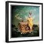 The Guardian of The Universe-Martine Roch-Framed Art Print