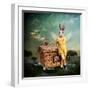 The Guardian of The Universe-Martine Roch-Framed Art Print