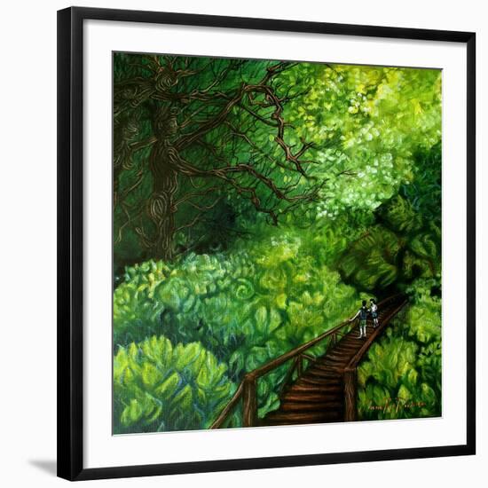 The Guardians of the Forest-Cherie Roe Dirksen-Framed Giclee Print