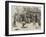 The Guards' Band in St James's Park-Frederick Barnard-Framed Giclee Print