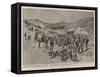 The Guards' Brigade on the Outskirts of Pretoria before Marching Through the Town-Charles Edwin Fripp-Framed Stretched Canvas