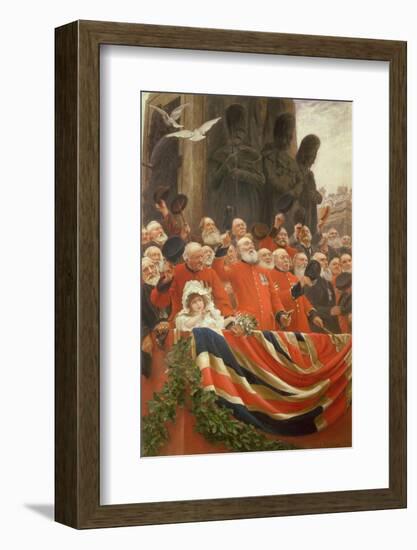 The Guards' Cheer, 1898-Hubert von Herkomer-Framed Photographic Print