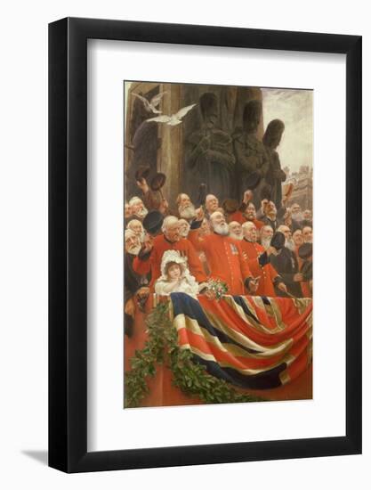 The Guards' Cheer, 1898-Hubert von Herkomer-Framed Photographic Print