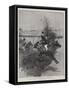 The Guards' Inter-Regimental Point-To-Point Race-William Small-Framed Stretched Canvas