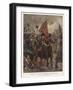 The Guards Saving the Colours-Robert Gibb-Framed Art Print