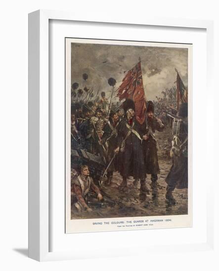 The Guards Saving the Colours-Robert Gibb-Framed Art Print