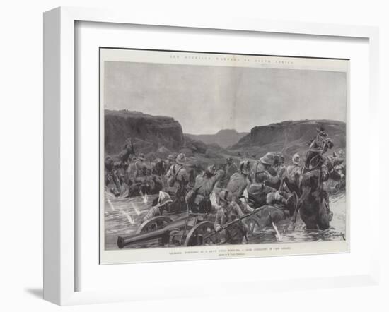 The Guerilla Warfare in South Africa-Richard Caton Woodville II-Framed Giclee Print