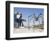 The Guggenheim, Designed by Architect Frank Gehry, and Giant Spider Sculpture by Louise Bourgeois-Christian Kober-Framed Photographic Print