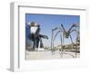 The Guggenheim, Designed by Architect Frank Gehry, and Giant Spider Sculpture by Louise Bourgeois-Christian Kober-Framed Photographic Print