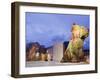 The Guggenheim, Designed by Architect Frank Gehry, and Puppy, the Sculpture by Jeff Koons-Christian Kober-Framed Photographic Print