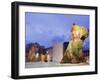 The Guggenheim, Designed by Architect Frank Gehry, and Puppy, the Sculpture by Jeff Koons-Christian Kober-Framed Photographic Print