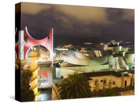 The Guggenheim, Designed by Canadian-American Architect Frank Gehry, Built by Ferrovial-Christian Kober-Stretched Canvas