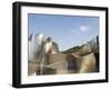 The Guggenheim, Designed by Canadian-American Architect Frank Gehry, Built by Ferrovial-Christian Kober-Framed Photographic Print