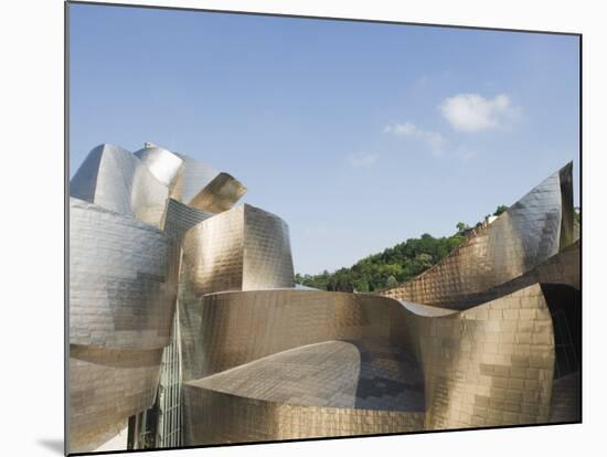 The Guggenheim, Designed by Canadian-American Architect Frank Gehry, Built by Ferrovial-Christian Kober-Mounted Photographic Print