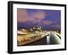 The Guggenheim, Designed by Canadian-American Architect Frank Gehry, on the Nervion River-Christian Kober-Framed Photographic Print