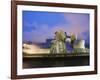 The Guggenheim, Designed by Canadian-American Architect Frank Gehry, on the Nervion River-Christian Kober-Framed Photographic Print