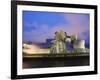 The Guggenheim, Designed by Canadian-American Architect Frank Gehry, on the Nervion River-Christian Kober-Framed Photographic Print