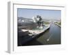 The Guggenheim, Designed by Canadian-American Architect Frank Gehry, on the Nervion River-Christian Kober-Framed Photographic Print