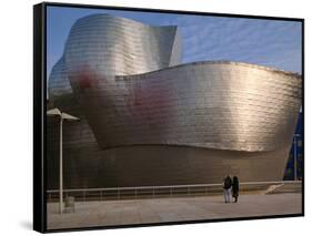 The Guggenheim Museum, Bilbao, Spain-Walter Bibikow-Framed Stretched Canvas