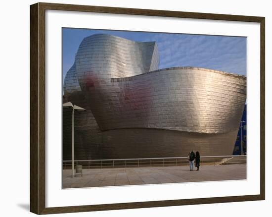 The Guggenheim Museum, Bilbao, Spain-Walter Bibikow-Framed Photographic Print