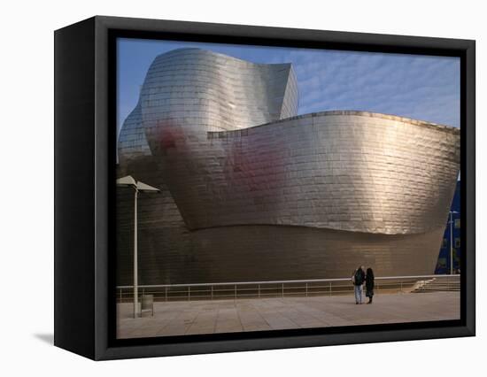 The Guggenheim Museum, Bilbao, Spain-Walter Bibikow-Framed Stretched Canvas