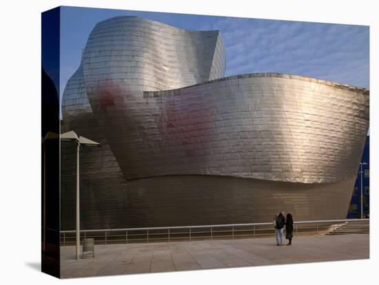The Guggenheim Museum, Bilbao, Spain-Walter Bibikow-Stretched Canvas