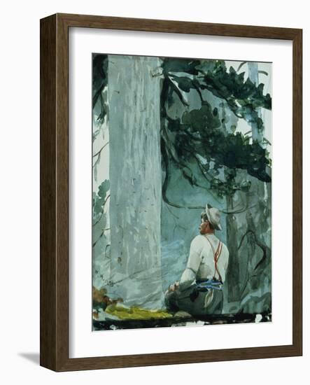 The Guide, 1895-Winslow Homer-Framed Giclee Print