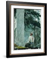 The Guide, 1895-Winslow Homer-Framed Giclee Print