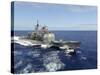 The Guided-missile Cruiser USS Princeton-Stocktrek Images-Stretched Canvas