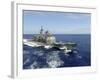 The Guided-missile Cruiser USS Princeton-Stocktrek Images-Framed Photographic Print