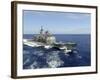 The Guided-missile Cruiser USS Princeton-Stocktrek Images-Framed Photographic Print