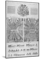 The Guildhall Civic Banquet for Queen Victoria Held on 9 November 1837-null-Mounted Giclee Print