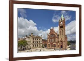 The Guildhall, Derry (Londonderry), County Londonderry, Ulster, Northern Ireland, United Kingdom, E-Nigel Hicks-Framed Photographic Print