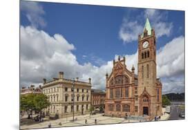 The Guildhall, Derry (Londonderry), County Londonderry, Ulster, Northern Ireland, United Kingdom, E-Nigel Hicks-Mounted Photographic Print