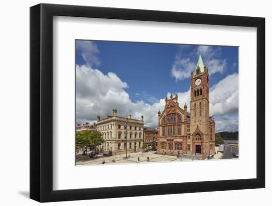 The Guildhall, Derry (Londonderry), County Londonderry, Ulster, Northern Ireland, United Kingdom, E-Nigel Hicks-Framed Photographic Print