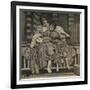 The Guitar Lesson. by A. Bellenger. Painting by Frederick Leighton (1830-1896)-null-Framed Giclee Print