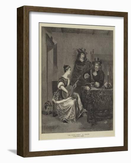 The Guitar Lesson-null-Framed Giclee Print